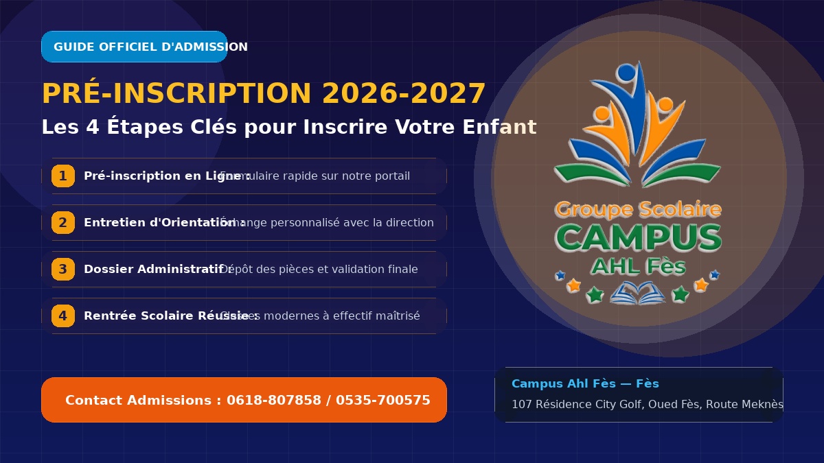 Guide Pratique : Réussir la Pré-inscription de Votre Enfant dans une École Privée à Fès
