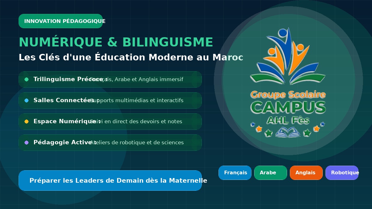 Numérique et Bilinguisme : Les Clés d'une Éducation Moderne au Campus Ahl Fes